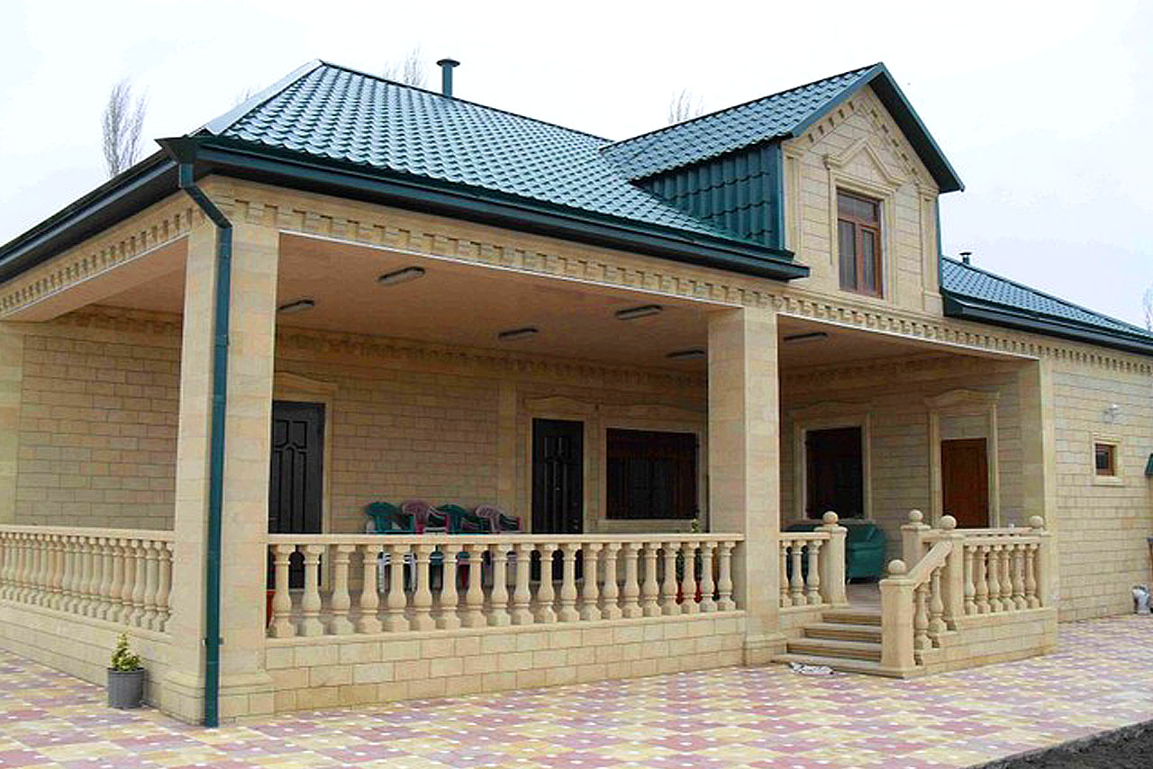 Облицовка фасада дагестанским камнем в Анапе под ключ 
