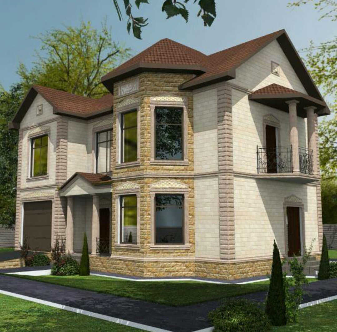 Как выбрать дизайн-проект дома облицованного дагестанским камнем 