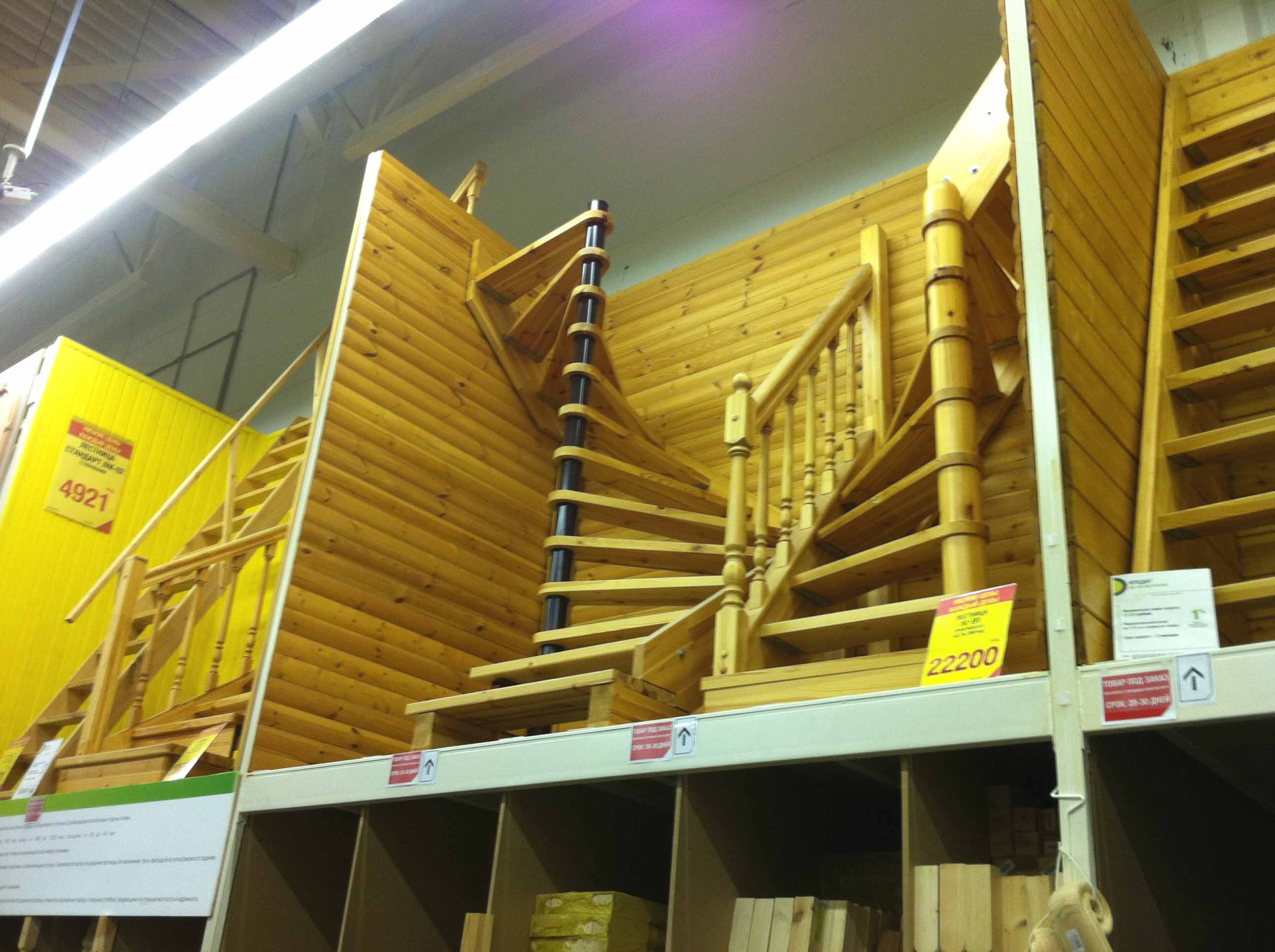 Готовые лестницы из дерева на заказ в Кропоткине - Гулькевичи
