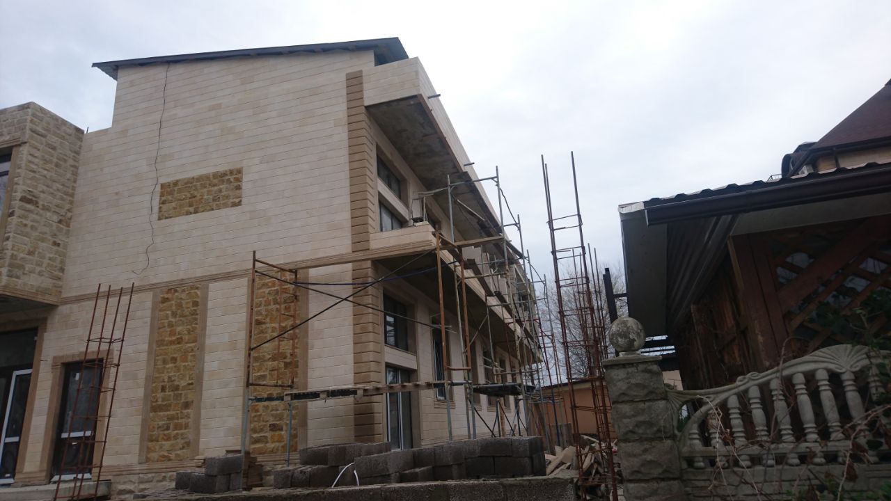 Работы по отделке фасадов в городе Сочи